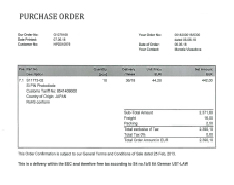 purchase order